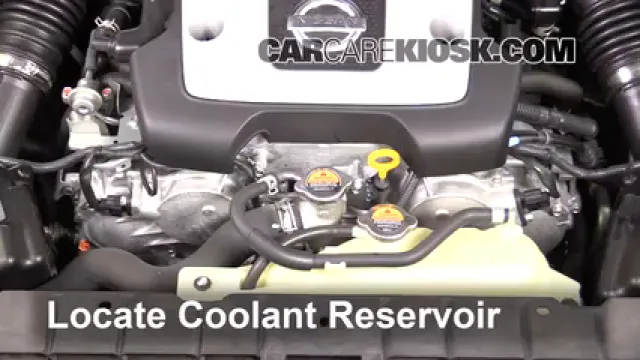 2016 Nissan 370Z 3.7L V6 Coupe Refrigerante (anticongelante) Cambiar refrigerante
